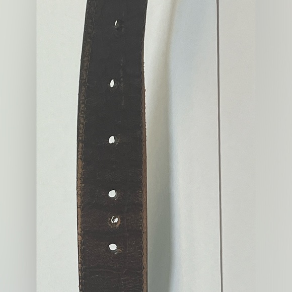 Vintage Brighton Disney Mickey Hearts Brown Leather Belt - Picture 13 of 16